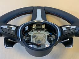 BMW BMW X5 X6 X3 X4 F15 F16 F25 F26 GENUINE M Steering Wheel Paddles ACC M STITCHES — thumbnail 7