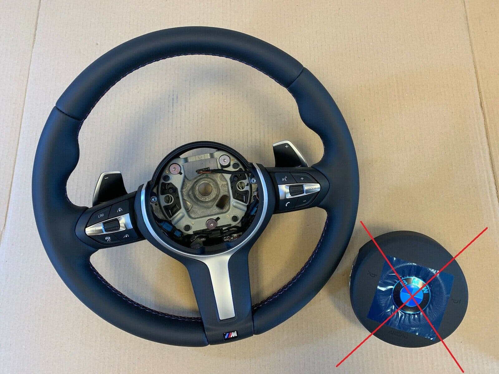 BMW BMW X5 X6 X3 X4 F15 F16 F25 F26 GENUINE M Steering Wheel Paddles ACC M STITCHES