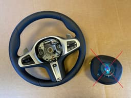 BMW BMW 5 6 X3 X4 G30 G31 G32 G01 G02 LCI USA M Steering Wheel Paddles HEATING VIBRO — thumbnail 1