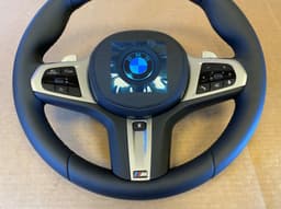 BMW BMW 5 6 X3 X4 G30 G31 G32 G01 G02 LCI USA M Steering Wheel Paddles HEATING VIBRO — thumbnail 5