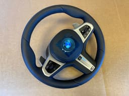 BMW BMW 5 6 X3 X4 G30 G31 G32 G01 G02 LCI USA M Steering Wheel Paddles HEATING VIBRO — thumbnail 9