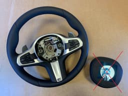 BMW BMW 5 6 X3 X4 G30 G31 G38 G32 G01 G08 G02 OEM USA M Steering Wheel Paddles — thumbnail 1