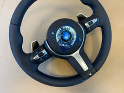 BMW BMW X5 X6 X3 X4 F15 F16 F25 F26 GENUINE M Steering Wheel Paddles ACC M STITCHES — thumbnail 9