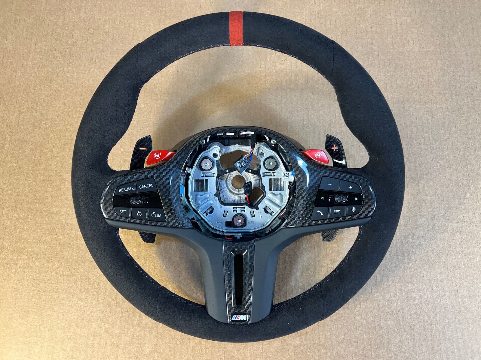 BMW BMW M2 G87 M3 G80 G20 G21 M4 G82 M Alcantara Steering Wheel Carbon VIBRO
