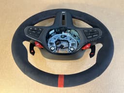 BMW BMW M2 G87 M3 G80 G20 G21 M4 G82 M Alcantara Steering Wheel Carbon VIBRO — thumbnail 7