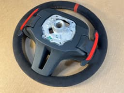 BMW BMW M2 G87 M3 G80 G20 G21 M4 G82 M Alcantara Steering Wheel Carbon VIBRO — thumbnail 10