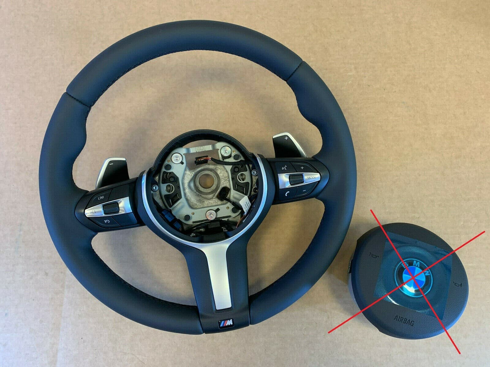 BMW BMW F01 F02 F03 F06 F07 F10 F11 F12 F13 OEM USA M Steering Wheel PADDLES VIBRO