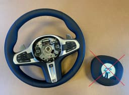 BMW BMW 5 G30 G31 G38 6 G32 X3 G01 X4 G02 OEM M Steering Wheel HEATING VIBRO ASSIST+ — thumbnail 1