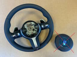 BMW BMW F22 F23 F30 F31 F32 F34 F36 USA GENUINE M Steering Wheel Paddles HEATING — thumbnail 1