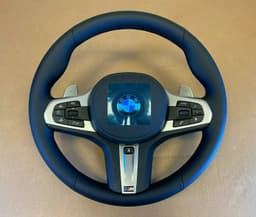 BMW BMW 5 G30 G31 G38 6 G32 X3 G01 X4 G02 OEM M Steering Wheel HEATING ASSIST+ — thumbnail 2