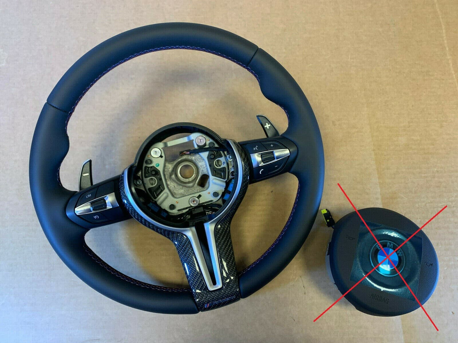 BMW BMW F01 F02 F03 F04 F06 F07 F10 F11 F12 F13 USA M Steering Wheel Paddles CARBON