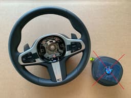 BMW BMW 5 6 X3 X4 G30 G31 G32 G01 G02 OEM USA M Steering Wheel Shift Paddles VIBRO — thumbnail 1