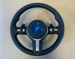 BMW BMW F15 F16 F25 F26 F39 F45 F48 OEM USA M Steering Wheel Paddles DUAL AIR VIBRO — thumbnail 2