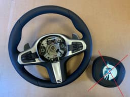 BMW BMW 5 6 X3 X4 G30 G31 G38 G32 G01 G08 G02 OEM M Steering Wheel Paddles VIBRO — thumbnail 1