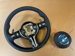 BMW BMW M5 M6 F10 F06 F12 F13 OEM USA M Performance Steering Wheel Paddles — thumbnail 1