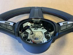 BMW BMW F15 F16 F25 F26 F39 F45 F48 USA GENUINE M Steering Wheel HEATED VIBRO CARBON — thumbnail 8