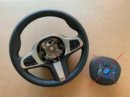 BMW BMW LCI 5 G30 G31 G38 6 G32 X3 G01 G08 X4 G02 GENUINE M Sport Steering Wheel — thumbnail 1