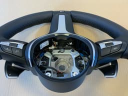 BMW BMW F15 F16 F25 F26 F39 F45 F48 OEM USA M Steering Wheel Paddles DUAL AIR VIBRO — thumbnail 7