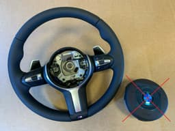 BMW BMW F20 F21 F22 F23 F30 F31 F32 F33 F34 F36 OEM USA M Steering Wheel Paddles — thumbnail 1