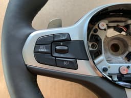 BMW BMW 5 6 7 X3 X4 G30 G32 G11 G01 G02 OEM M Steering Wheel Paddles HEATING VIBRO — thumbnail 3