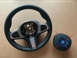 BMW BMW LCI 5 G30 G31 G38 6 G32 X3 G01 G08 X4 G02 GENUINE M Sport Steering Wheel ACC — thumbnail 1