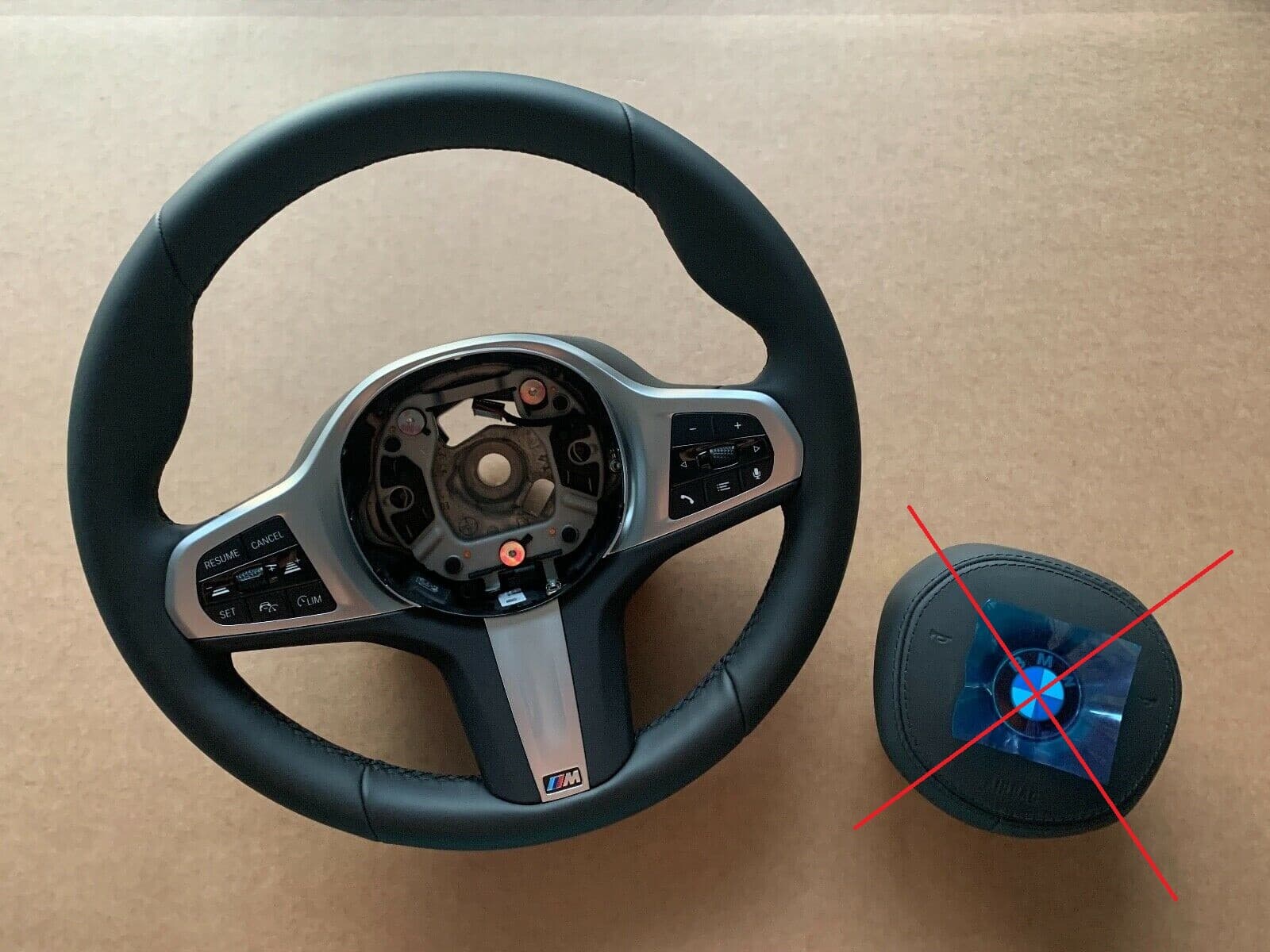 BMW BMW LCI 5 G30 G31 G38 6 G32 X3 G01 G08 X4 G02 GENUINE M Sport Steering Wheel ACC