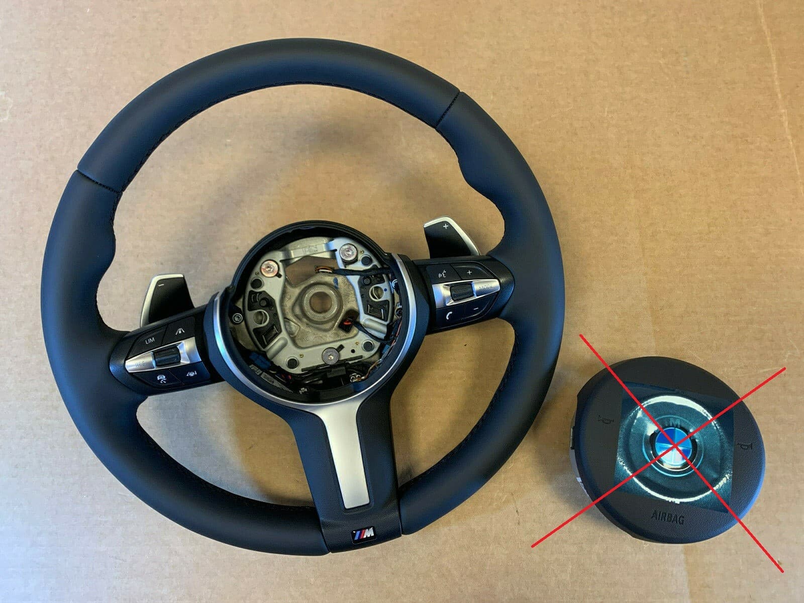 BMW BMW F15 F16 F25 F26 OEM M Steering Wheel PADDLES HEATING VIBRO DRIVING ASSIST+