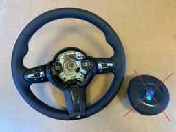 BMW BMW F22 F23 F30 F31 F32 F33 F34 F36 F87 USA M Steering Wheel CARBON VIBRO ACC — thumbnail 1