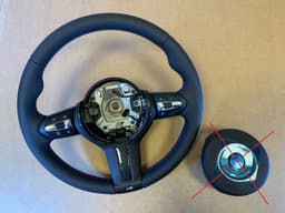 BMW BMW F15 F16 F25 F26 F39 F45 F48 OEM USA M Steering Wheel CARBON VIBRO ACC — thumbnail 1