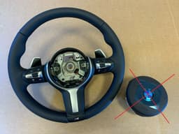 BMW BMW X3 X4 X5 X6 F15 F16 F25 F26 USA M Steering Wheel PADDLES VIBRO ASSIST+ — thumbnail 1