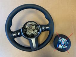 BMW BMW F15 F16 F20 F22 F25 F26 F30 F31 F32 F33 F34 OEM M Sport Steering Wheel NEW — thumbnail 1