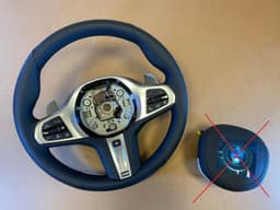 BMW BMW 2 3 F44 G20 G21 G28 EU M Steering Wheel Paddles HEATING ASSIST+ — thumbnail 1