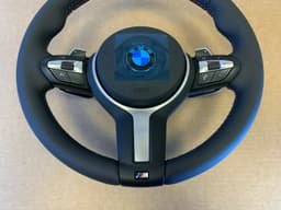 BMW BMW F20 F21 F22 F23 F30 F31 F32 F33 F34 M Steering Wheel Paddle VIBRO M STITCHES — thumbnail 5