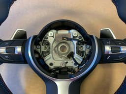 BMW BMW F20 F21 F22 F23 F30 F31 F32 F33 F34 M Steering Wheel Paddle VIBRO M STITCHES — thumbnail 7
