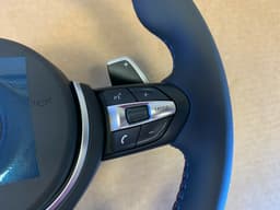 BMW BMW F20 F21 F22 F23 F30 F31 F32 F33 F34 M Steering Wheel Paddle VIBRO M STITCHES — thumbnail 4