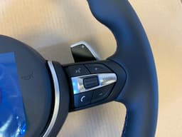 BMW BMW X5 X6 X3 X4 F15 F16 F25 F26 GENUINE M Steering Wheel Paddles M STITCHES — thumbnail 4