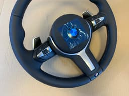 BMW BMW X5 X6 X3 X4 F15 F16 F25 F26 GENUINE M Steering Wheel Paddles M STITCHES — thumbnail 9