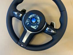 BMW BMW X5 X6 X3 X4 F15 F16 F25 F26 GENUINE M Steering Wheel Paddles M STITCHES — thumbnail 10