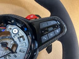 BMW BMW M2 G87 M3 G80 G20 G21 M4 G82 Alcantara M Steering Wheel Carbon VIBRO — thumbnail 4