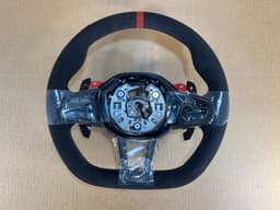 BMW BMW M2 G87 M3 G80 G20 G21 M4 G82 Alcantara M Steering Wheel Carbon VIBRO — thumbnail 2