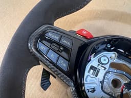 BMW BMW M2 G87 M3 G80 G20 G21 M4 G82 Alcantara M Steering Wheel Carbon VIBRO — thumbnail 3