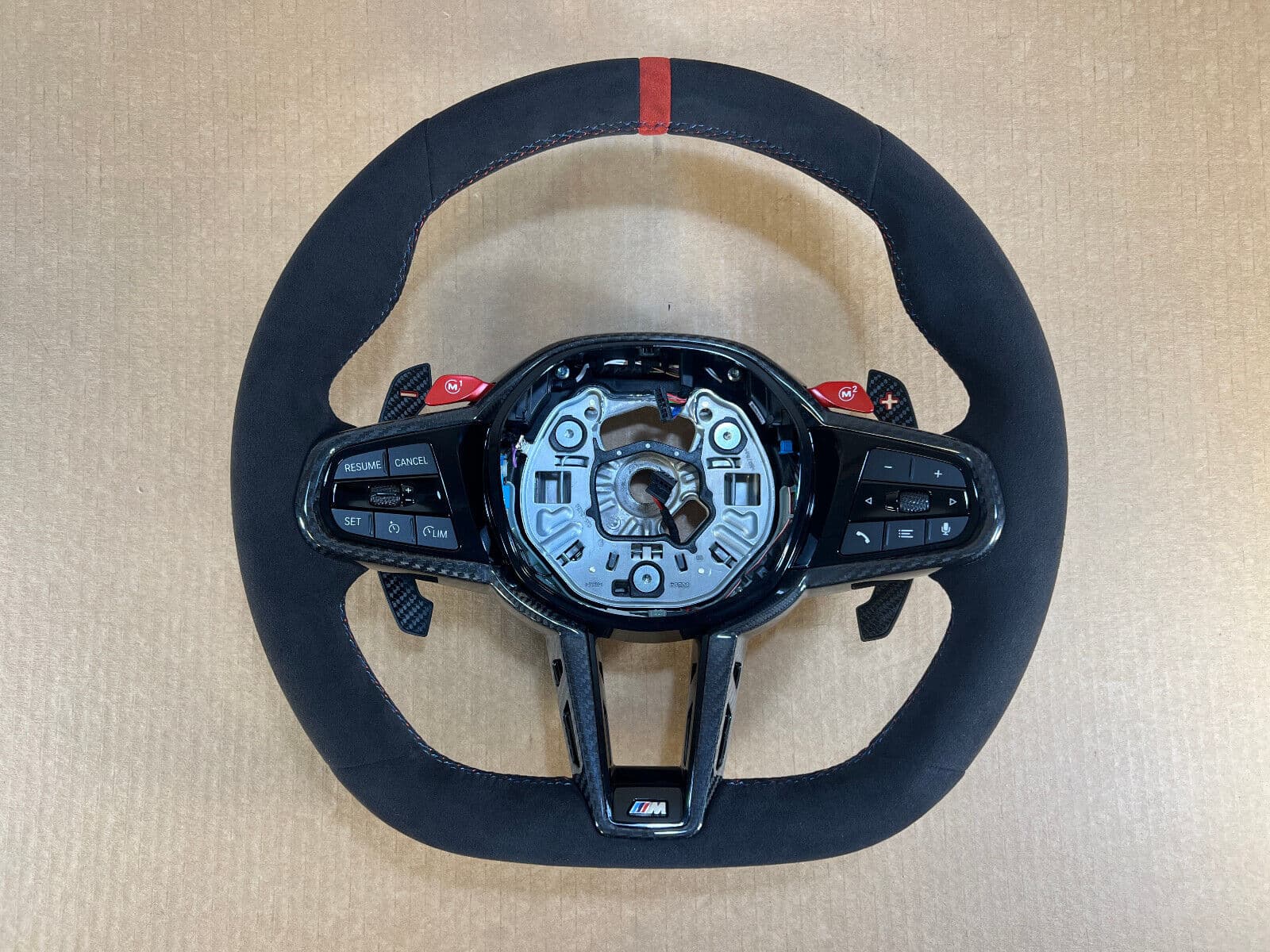 BMW BMW M2 G87 M3 G80 G20 G21 M4 G82 Alcantara M Steering Wheel Carbon VIBRO