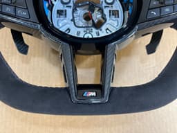 BMW BMW M2 G87 M3 G80 G20 G21 M4 G82 Alcantara M Steering Wheel Carbon VIBRO — thumbnail 5