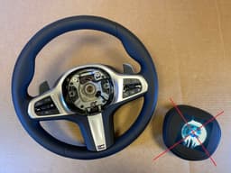 BMW BMW 5 G30 G31 G38 6 G32 X3 G01 G08 X4 G02 GENUINE LCI M Steering Wheel VIBRO ACC — thumbnail 1