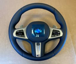BMW BMW 5 6 X3 X4 G30 G31 G38 G32 G01 G08 G02 LCI M Steering Wheel Paddle HEATING — thumbnail 2