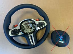 BMW BMW M5 F90 X3M F97 X4M F98 GENUINE USA M Steering Wheel NEW — thumbnail 1