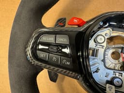 BMW BMW M2 G87 M3 G80 G20 G21 M4 G82 Alcantara M Steering Wheel Carbon VIBRO HEATING — thumbnail 4