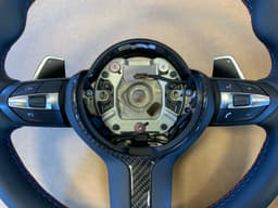 BMW BMW X5 X6 X3 X4 F15 F16 F25 F26 OEM M Steering Wheel Paddles M STITCHES CARBON — thumbnail 8