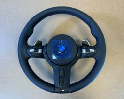 BMW BMW X5 X6 X3 X4 F15 F16 F25 F26 OEM M Steering Wheel Paddles M STITCHES CARBON — thumbnail 6