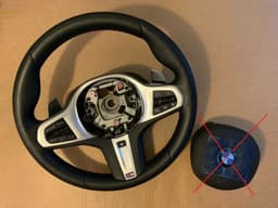 BMW BMW 8 X5 X6 X7 G14 G15 G16 G05 G06 G07 M Steering Wheel Paddles Vibro Heating — thumbnail 1